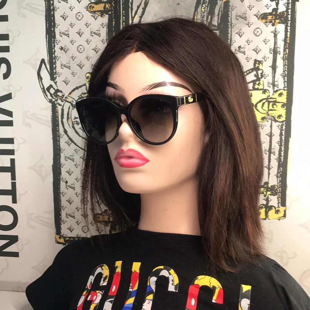 Authentic Gucci GG0636SK 001 Cat-Eye Sunglasses ✨
